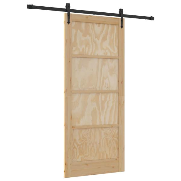 Schiebetür ORKDAL 86 x 198,5 cm Massives Kiefernholz
