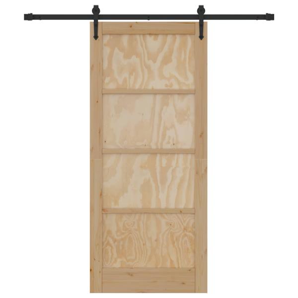 Schiebetür ORKDAL 86 x 198,5 cm Massives Kiefernholz
