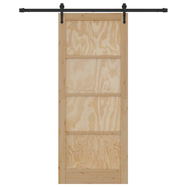 Schiebetür ORKDAL 86 x 211 cm Massives Kiefernholz