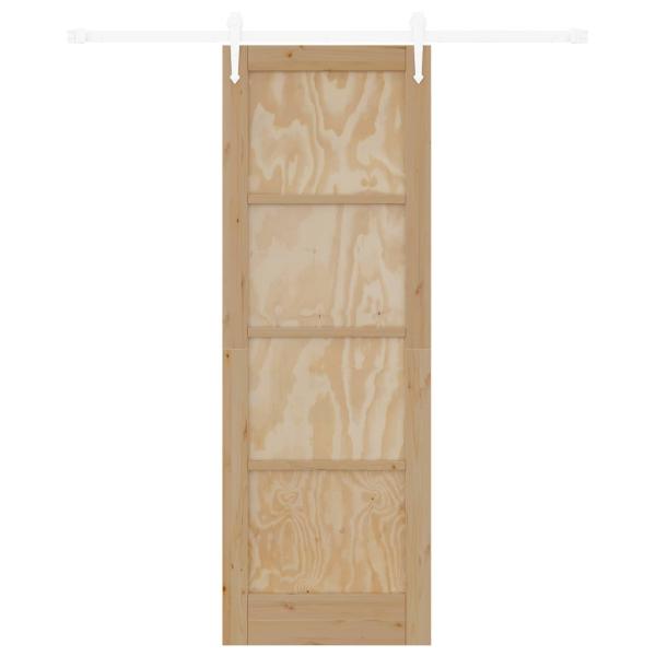 Schiebetür ORKDAL 73,5 x 211 cm Massives Kiefernholz