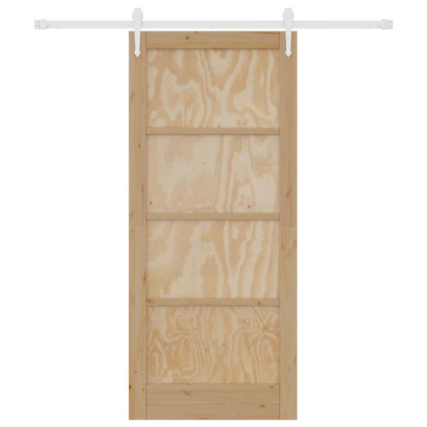 Schiebetür ORKDAL 86 x 198,5 cm Massives Kiefernholz
