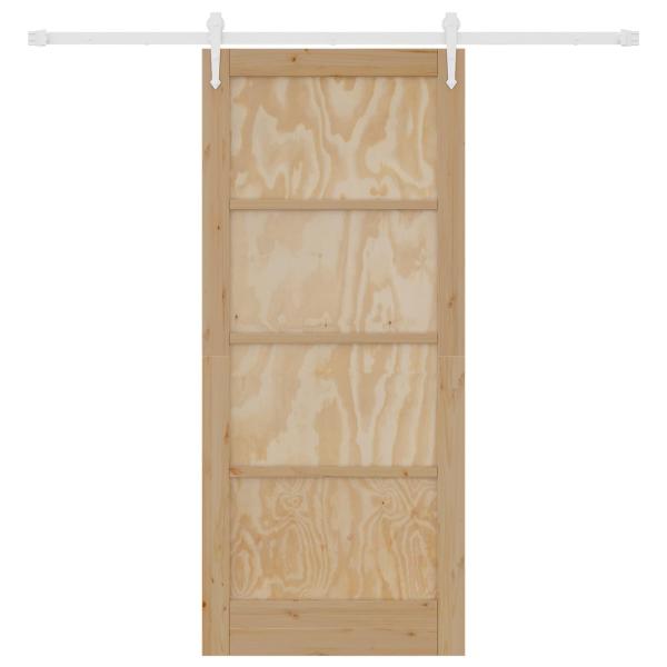 Schiebetür ORKDAL 86 x 198,5 cm Massives Kiefernholz