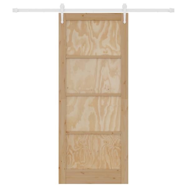 Schiebetür ORKDAL 86 x 211 cm Massives Kiefernholz