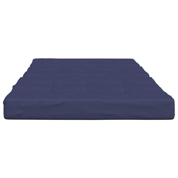 Kissen für draußen 2 Stk. Stoff Marineblau 180 x 55 x 7 cm