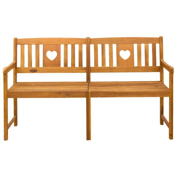 Bank Outdoor Natur 150 x 55,5 x 90 cm Massivholz Akazie