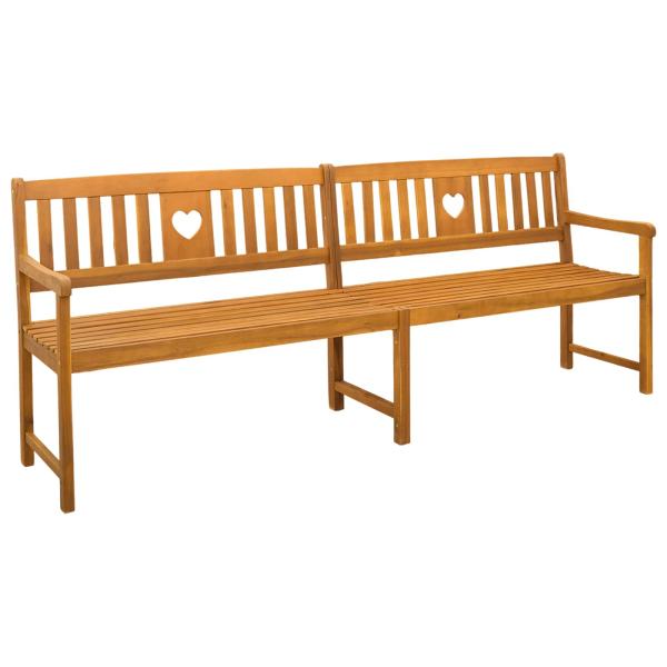 Bank Outdoor Natur 220 x 55,5 x 90 cm Massivholz Akazie