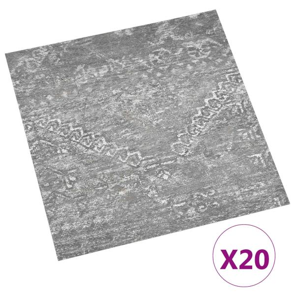 Selbstklebende Bodenplanken Betongrau 30,5 x 30,5 cm 20 Stk.
