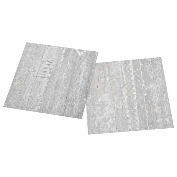 Selbstklebende Bodenplanken Grau 30,5 x 30,5 cm 20 stk. PVC