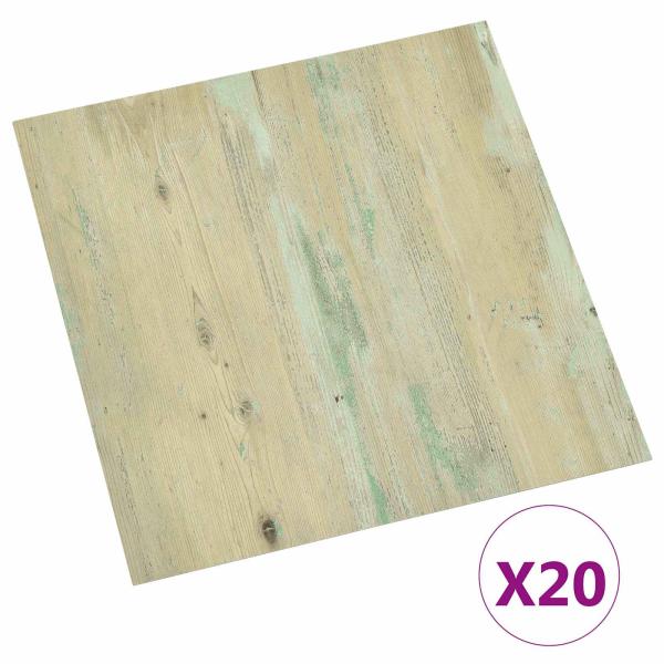 Selbstklebende Bodenplanken Hellbraun 30,5 x 30,5 cm 20 stk.