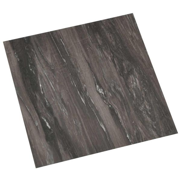 ARDEBO.de - Selbstklebende Bodenplanken Dunkelgrau 30,5 x 30,5 cm 20 stk.