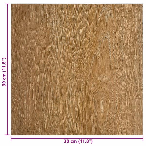 Selbstklebende Bodenplanken Holz 30,5 x 30,5 cm 20 stk. PVC