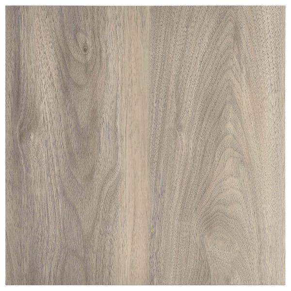 Selbstklebende Bodenplanken Schwarz und Holz 30,5 x 30,5 cm