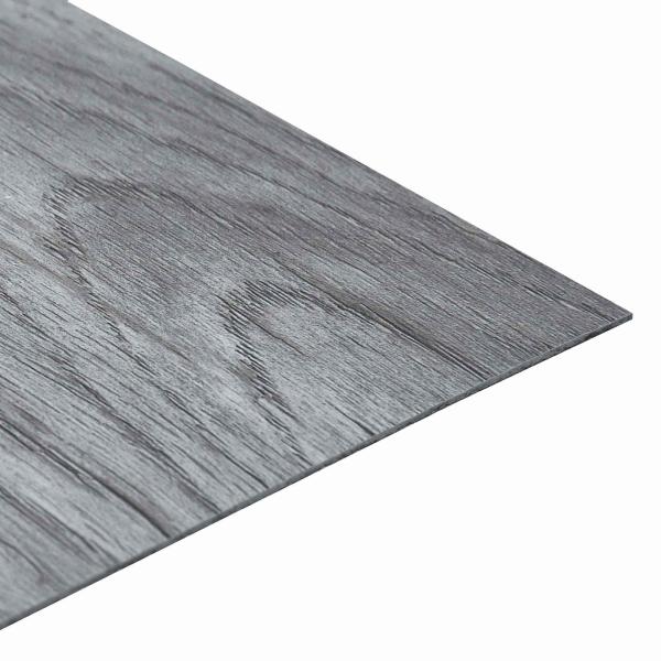 Selbstklebende Bodenplanken Braun und Anthrazit 30,5 x 30,5 cm