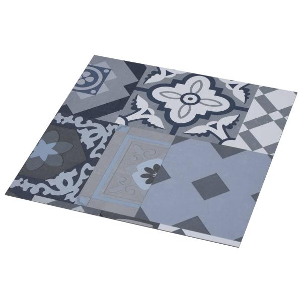ARDEBO.de - Selbstklebende Bodenplanken Buntes Muster 30,5 x 30,5 cm