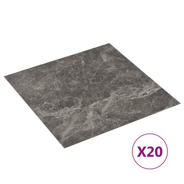 Selbstklebende Bodenplanken Mehrfarbig 30,5 x 30,5 cm 20 stk.