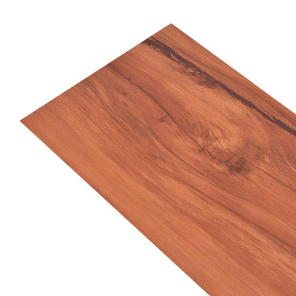 Selbstklebende PVC-Bodenplanken Eiche Natur 30,5 x 61 cm