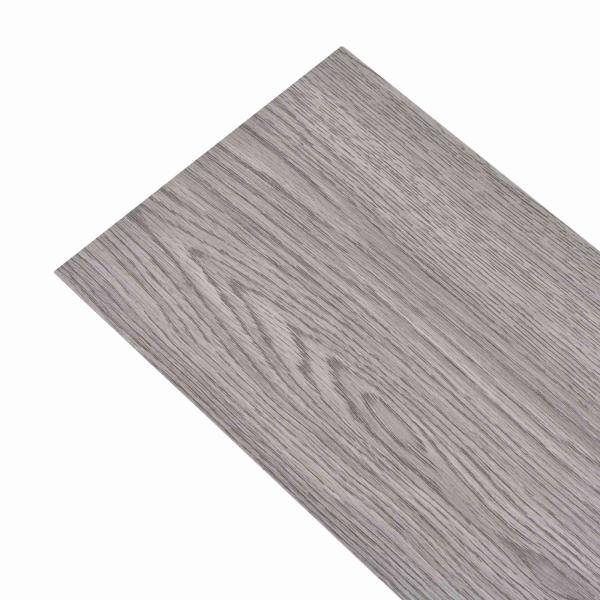 Selbstklebende PVC-Bodenplanken Dunkelgrau 30,5 x 61 cm 28 Stk.