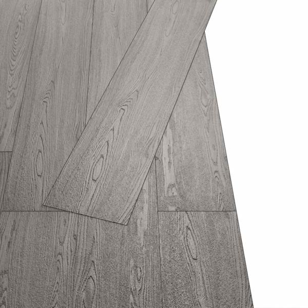 Selbstklebende PVC-Bodenplanken Dunkelgrau 30,5 x 61 cm 28 Stk.