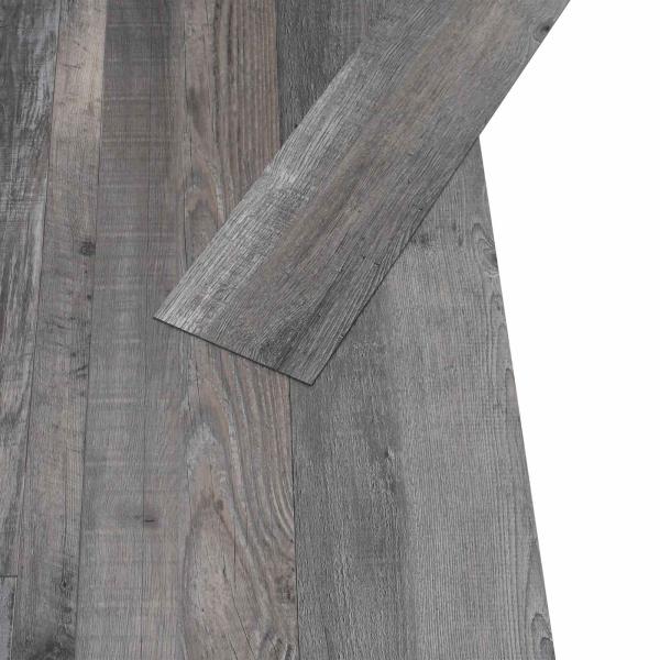Selbstklebende PVC-Bodenplanken Industrielles Holz 30,5 x 61 cm
