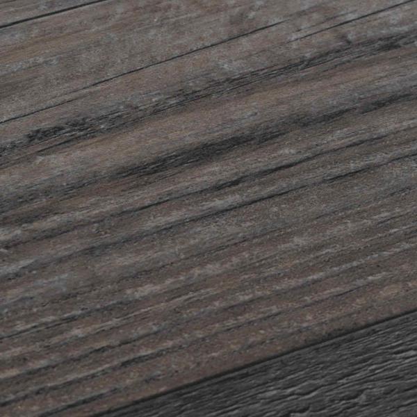 Selbstklebende PVC-Bodenplanken Industrielles Holz 30,5 x 61 cm