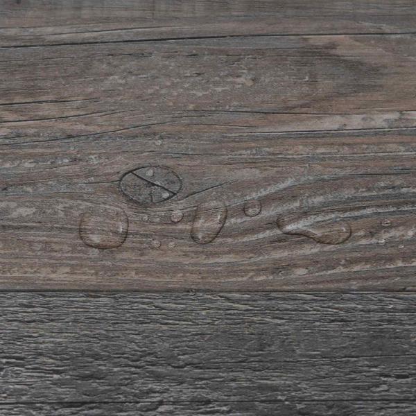 Selbstklebende PVC-Bodenplanken Industrielles Holz 30,5 x 61 cm