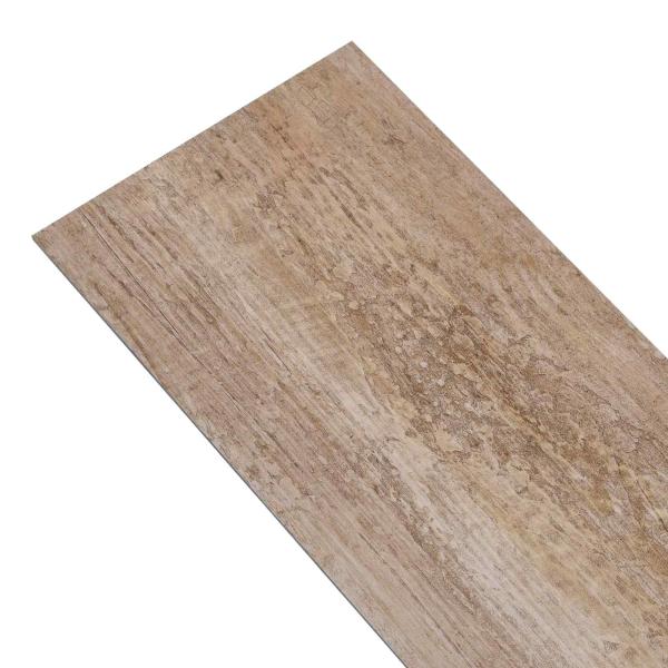 Selbstklebende PVC-Bodenplanken Gewaschenes Holz 30,5 x 61 cm