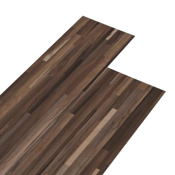 ARDEBO.de - Selbstklebende PVC-Bodenplanken Gestreiftes Braun 30,5 x 61 cm
