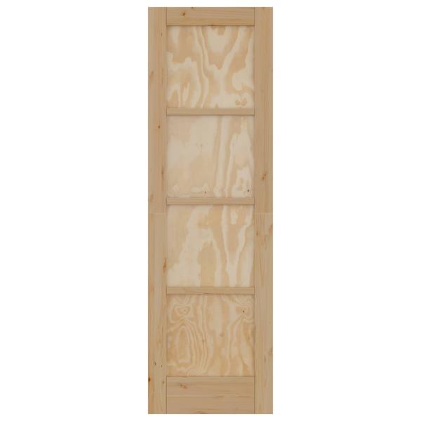 Interior Tür 61 x 198,5 cm Sperrholz Natur