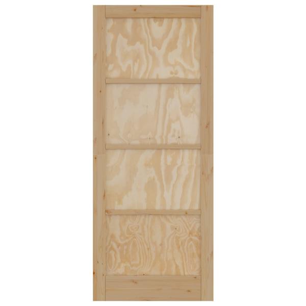 Interior Tür 86 x 211 cm Sperrholz Natur