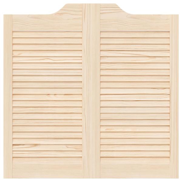 Schwingtüren 2 stk. 80 x 40 cm Massives Kiefernholz Natur