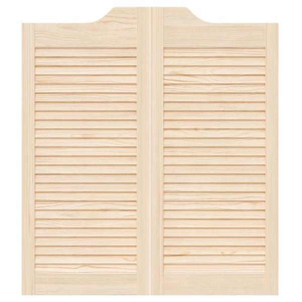 Schwingtüren 90 x 40 cm Massives Kiefernholz Natur