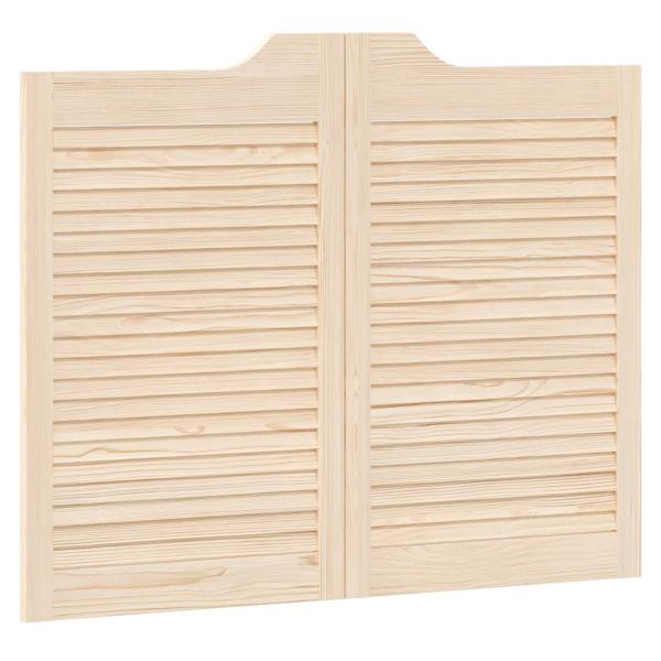 Schwingtüren 80 x 50 cm Massives Kiefernholz Natur