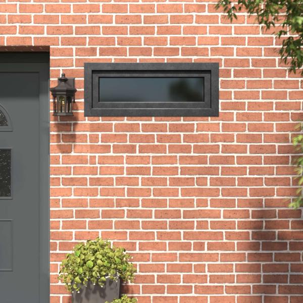 ARDEBO.de - Kellerfenster RISOR 110 x 40 cm PVC und klares, glattes Glas