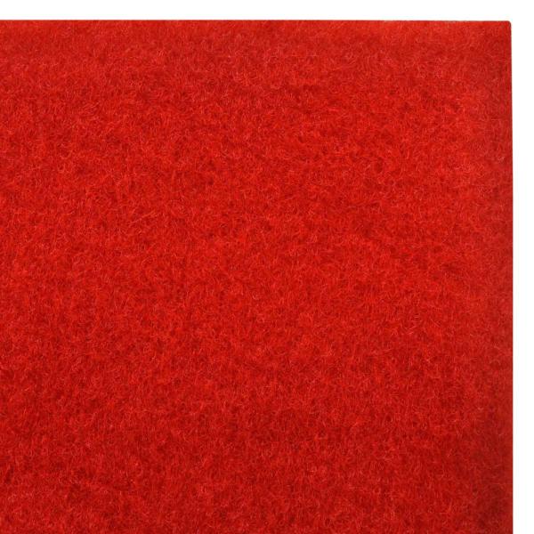 Teppich Rot 1 x 10 m Polyester