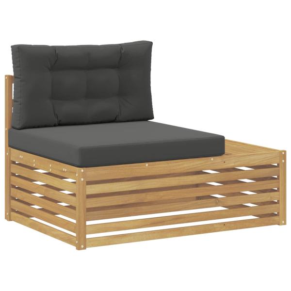 4 stk. Outdoor-Sofagarnitur Polyester Weiß