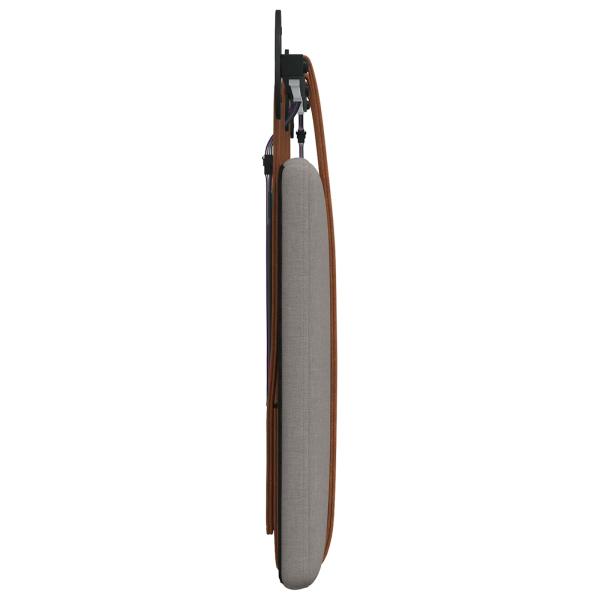 Hängendes Kopfteil Mit LED Licht Taupe Antikes PU