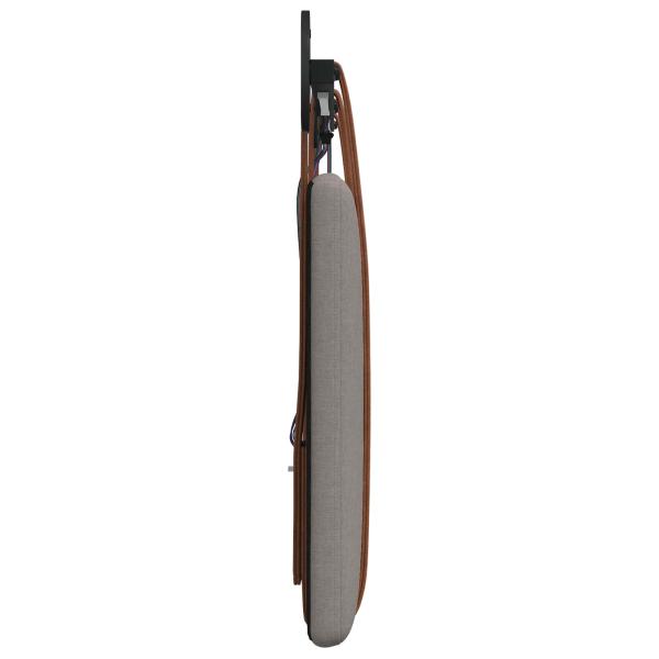 Hängendes Kopfteil Mit LED Licht Taupe Antikes PU