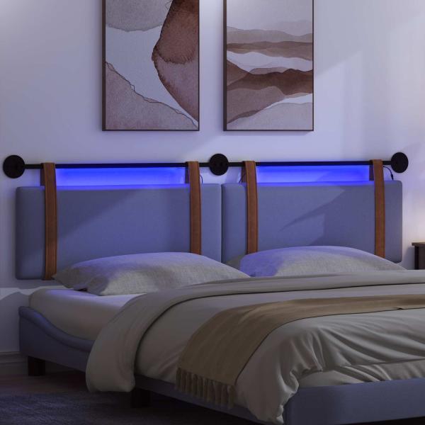 Hängendes Kopfteil Mit LED Licht Jeans blau Antikes PU