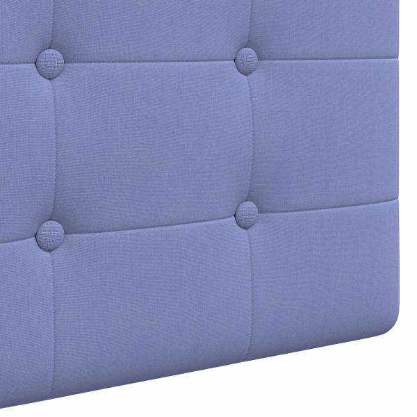 Hängendes Kopfteil Mit LED Licht Jeans blau Stoff