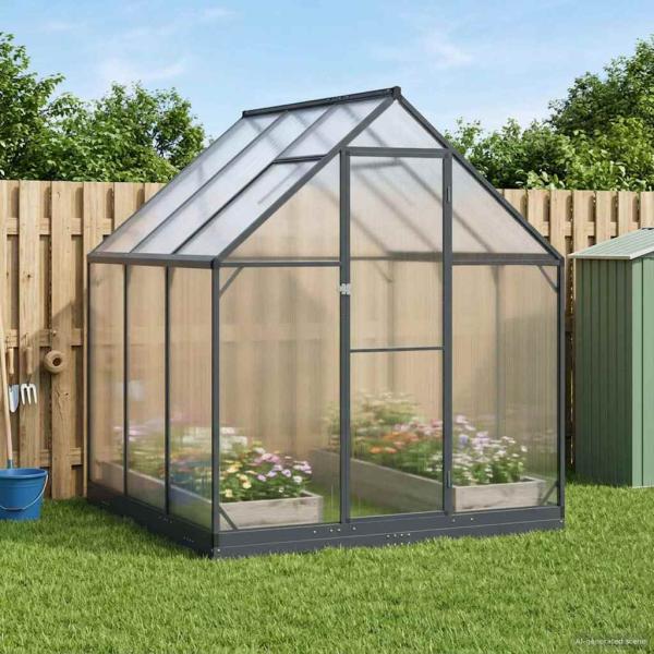 ARDEBO.de - Garten Gewächshaus 183,5 x 183,5 x 207 cm