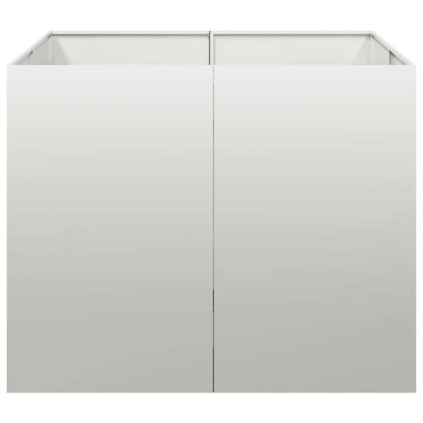 Pflanzkübel 100x100x80 cm Edelstahl