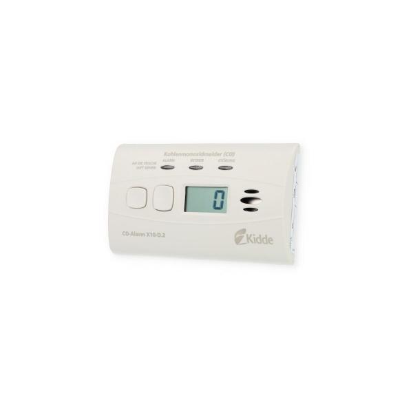 Kidde X10-D.2 Kohlenmonoxidmelder CO-Alarm mit Digitaldisplay, 10 Jahre