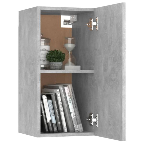 7-tlg. TV-Schrank-Set Betongrau Holzwerkstoff