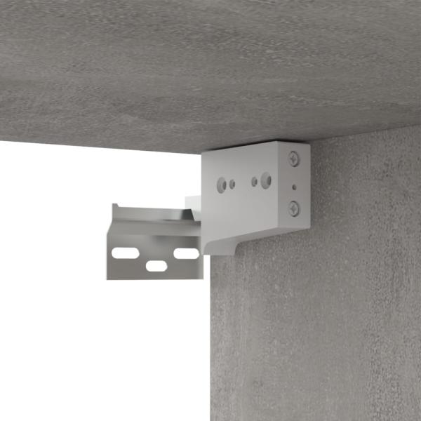 7-tlg. TV-Schrank-Set Betongrau Holzwerkstoff
