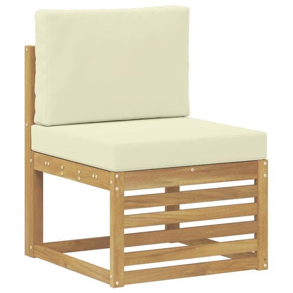 5 stk. Outdoor-Sofagarnitur Polyester Weiß