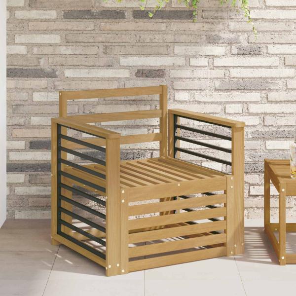 ARDEBO.de - Outdoor-Sofagarnitur Massivholz Akazie Weiß