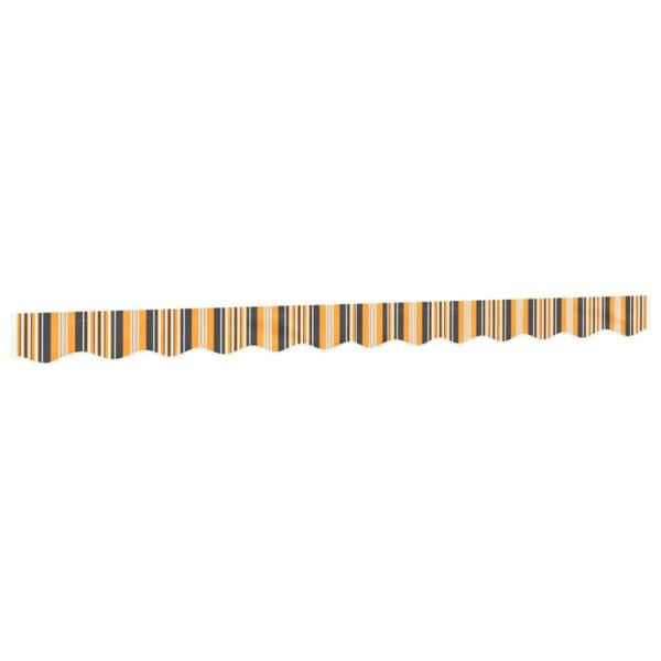 Markisenvolant Gelb und Grau Gestreift 300 cm