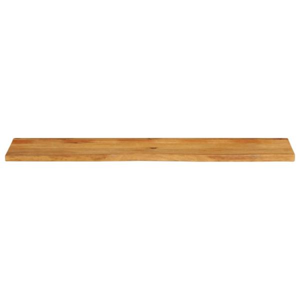 Tischplatte mit Baumkante 180x20x3,8 cm Massivholz Mango