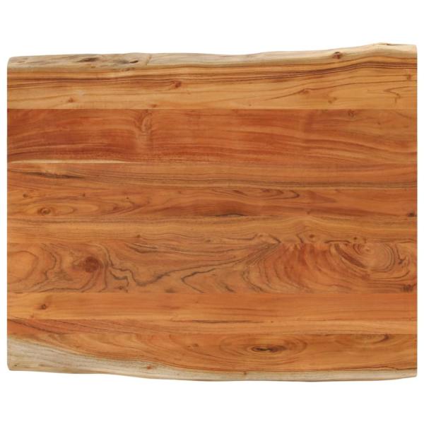 ARDEBO.de - Tischplatte 110x80x3,8cm Rechteckig Massivholz Akazie Baumkante