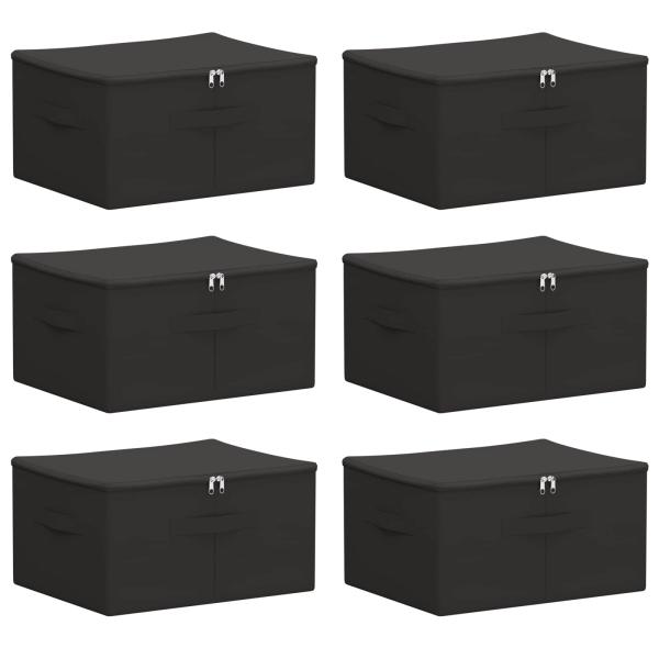 Aufbewahrungsbox 6 stk. Vliesstoff 43 x 34 x 23 cm 33,6 L